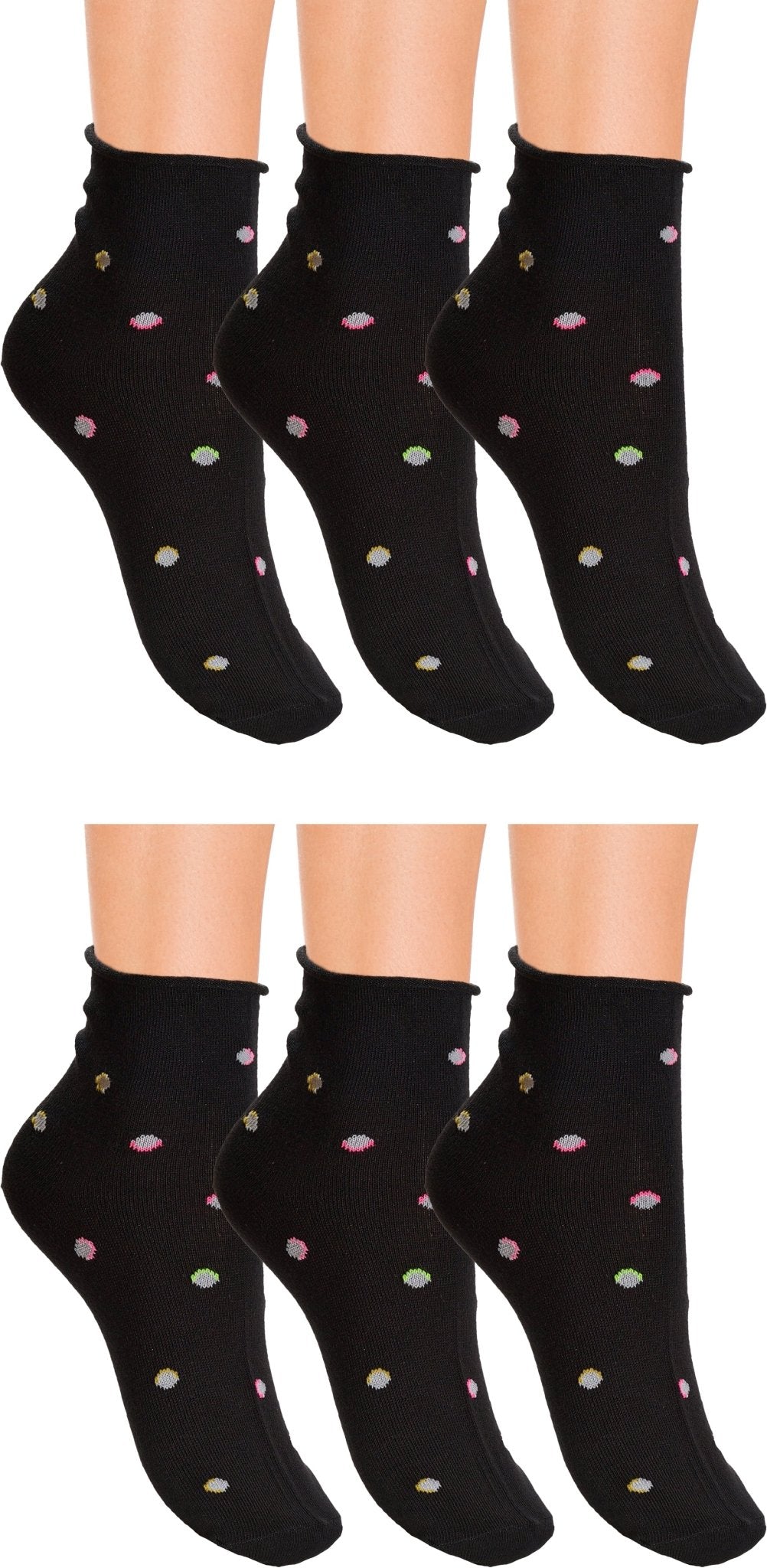 6 PAIA CALZINI DONNA SENZA ELASTICO IN PURO COTONE Calze Donna Sanitarie, Calzini Donna Sanitario, Calza Donna Senza Elastico. - JIMMY COOPER mood of mod