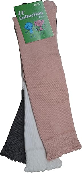 Calze bambina lunghe in Cotone Caldo, Calzini Lunghi, Calzini Bambino, Ragazze. Confezione da 6 Paia. - JIMMY COOPER mood of mod